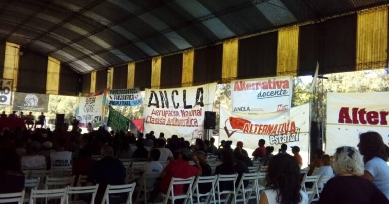 Sábado 16. Plenario del sindicalismo combativo, los piqueteros y jubilados