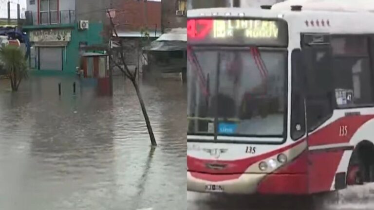 Inundaciones tras el temporal: vecinos atrapados por el agua en Villa Celina
