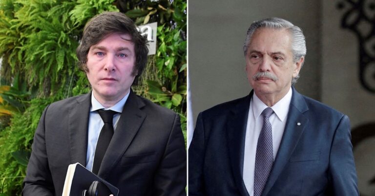 Insólito tuit de Alberto Fernández contra Javier y Karina Milei por el audio de presuntas coimas: «Los deditos en el tarro…»