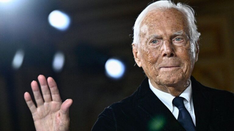 Dónde y cuándo será el velatorio de Giorgio Armani