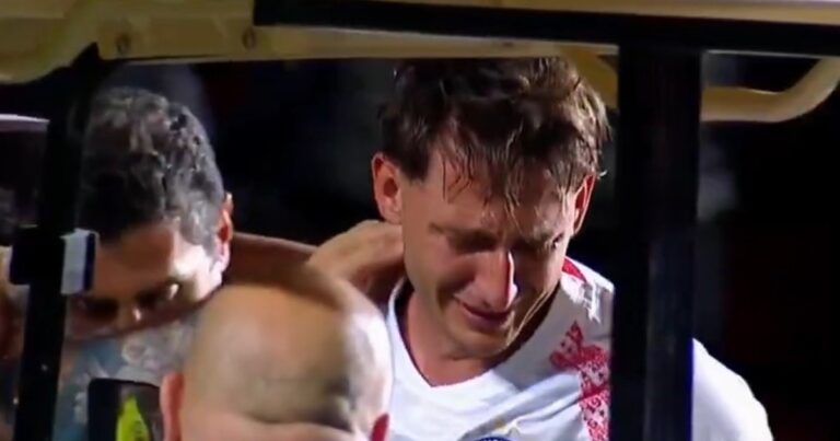 Video: Matías Giménez lloró al lesionarse y hay preocupación