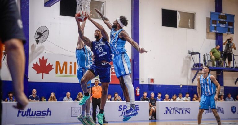 En la vuelta de la Liga Nacional, Argentino se hizo fuerte en casa y venció a Racing de Chivilcoy