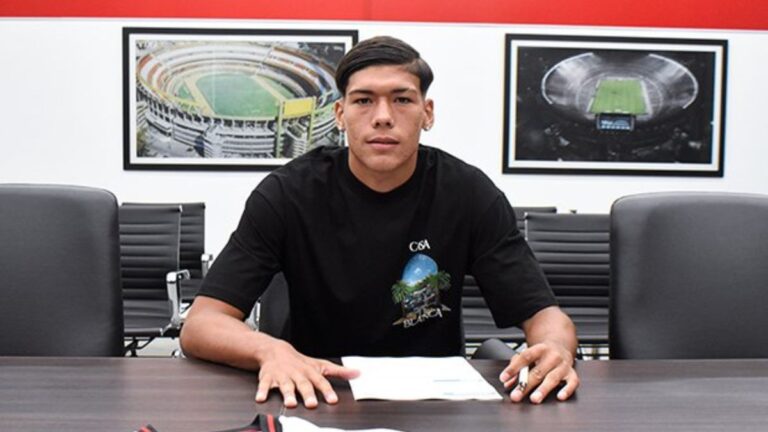 Quién es Brian Gutiérrez, el juvenil de River que firmó su primer contrato profesional