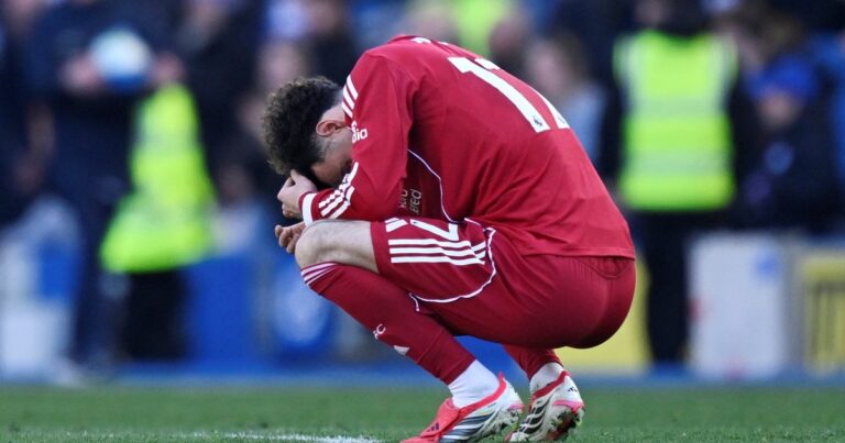 Con Mac Allister titular, el Liverpool cayó ante Brighton y corre riesgo la próxima Champions